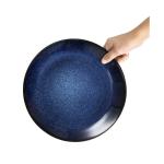 Assiette - 4 pièces - Bleu - Grès - Ø 25,5 x H 4,3 CM - Olympia DZ778 €66.99 Assiettes
