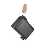 Poubelle - Noir - Acier peint par poudrage - Jantex HT476 €15.59 Poubelles