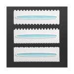 Peignes - 3 pièces - Blanc - Plastique - Vogue GP776 €9.99 Klein kookgerei