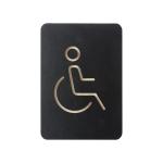 Panneau Pictogramme Fauteuil roulant - Noir - DTM Primera HU474 €14.99 Images de texte