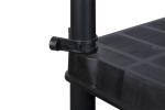 Stelling - 5 Niveau's - H 185 x B 92 x D 46 CM - Kunststof - Zwart - G-Line GL-157916 €39.95 Stelling