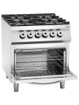 Cuisinière à gaz - Four électrique - 4 feux - Bartscher - 2952271 2952271 €3,974.00 Ligne Bartscher 900