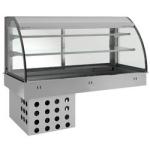 Gesloten uitstal vitrine - Kuipelement - 2 Niveaus - Gekoeld - Geventileerd - Diamond - DPA/TVA218 DPA/TVA218 €5,065.00 Drop in koud