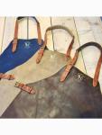 Tablier en cuir - Gris authentique - G-Line 8719326018923 €65.95 Tabliers en cuir