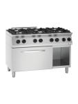 Cuisinière à gaz - Four électrique - 6 feux - Bartscher - 1582201 1582201 €3,269.00 Cuisinières à gaz avec four