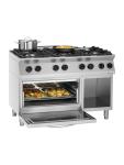 Cuisinière à gaz - Four électrique - 6 feux - Bartscher - 1582201 1582201 €3,269.00 Cuisinières à gaz avec four