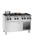 Cuisinière à gaz - Four électrique - 6 feux - Bartscher - 1582201 1582201 €3,269.00 Cuisinières à gaz avec four