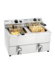 Friteuse - 2 x 8 Litres - Robinet de vidange - 230V - Bartscher - A150407 A150407 €399.00 Friteuses 230 volts