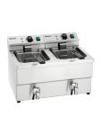 Friteuse - 2 x 8 Litres - Robinet de vidange - 230V - Bartscher - A150407 A150407 €399.00 Friteuses 230 volts