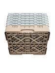 Panier lave-vaisselle - 36 compartiments - Beige - H 30,8 x 50 x 50 CM - Polypropylène - Cambro - DW559 DW559 €107.77 Paniers à vaisselle pour les verres à bec