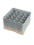 Panier lave-vaisselle - 16 compartiments - Beige - H 30,8 x 50 x 50 CM - Polypropylène - Cambro - DW552 DW552 €104.45 Paniers à vaisselle pour les verres à bec