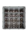 Panier lave-vaisselle - 16 compartiments - Beige - H 30,8 x 50 x 50 CM - Polypropylène - Cambro - DW552 DW552 €104.45 Paniers à vaisselle pour les verres à bec