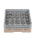 Panier lave-vaisselle - 25 compartiments - Beige - H 18,4 x 50 x 50 CM - Polypropylène - Cambro - DW555 DW555 €63.56 Paniers à vaisselle pour les verres à bec