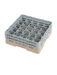 Panier lave-vaisselle - 25 compartiments - Beige - H 18,4 x 50 x 50 CM - Polypropylène - Cambro - DW555 DW555 €63.56 Paniers à vaisselle pour les verres à bec