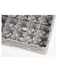 Panier lave-vaisselle - 25 compartiments - Beige - H 18,4 x 50 x 50 CM - Polypropylène - Cambro - DW555 DW555 €63.56 Paniers à vaisselle pour les verres à bec