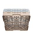 Panier lave-vaisselle - 25 compartiments - Beige - H 18,4 x 50 x 50 CM - Polypropylène - Cambro - DW555 DW555 €63.56 Paniers à vaisselle pour les verres à bec