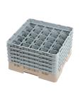 Panier lave-vaisselle - 25 compartiments - Beige - H 30,8 x 50 x 50 CM - Polypropylène - Cambro - DW556 DW556 €104.45 Paniers à vaisselle pour les verres à bec