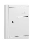 Armoire vestiaire - 10 portes - H 190 x 80 x 45 CM - Gris - Serrure à cylindre - WRC 36449 €579.00 Vestiaire Armoires à pharmacie