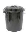 Poubelle - H 50.5 CM - 2.067 KG - Ø45.5 CM - Noir - 50 Litres - Denox - 600050 E600050 €15.45 Poubelles