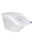 Conteneur alimentaire - H 20 x 20 x 39.5 CM - 0.681 KG - Polypropylène - Transparent - 7 Litre - -40°C / +90°C - Couvercle à charnière - Araven - 962070 962070 €11.20 Bacs alimentaires