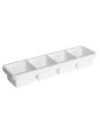 Récipient alimentaire - H 7,5 x 47 x 13 CM - 0,27 KG - Polypropylène - Blanc - 0,7 Litre - - -20°C / +120°C - 023004 023004 €8.95 Poubelles en plastique