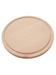 Snijplank - 0.79 KG - Ø28 CM - Beukenhout - 032051 032051 €8.35 Houten snijplanken / presentatieplanken