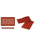 Tapis de cuisson Financiers - 0,215 KG - Silicone - Rouge - 0,02 Litre - -60°C / +230°C - Silikomart - 070057 070057 €8.95 Tapis de cuisson