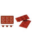 Tapis de Cuisson Pyramide - 0,2 KG - Silicone - Rouge - 0,09 Litre - -60°C / +230°C - Silikomart - 070062 070062 €8.95 Tapis de cuisson