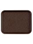 Plateau - H 1,9 x 34,5 x 26,5 CM - 0,195 KG - Polypropylène - Marron - Roltex - 518020 518020 €3.50 Plateaux de buffet