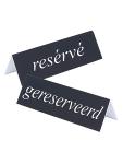 Chevalet de table - H 4 x 13 x 3,5 CM - 0,1 KG - polystyrène - Noir - 880032 880032 €1.35 Accessoires de table