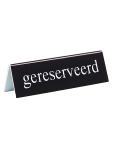Chevalet de table - H 4 x 13 x 3,5 CM - 0,1 KG - polystyrène - Noir - 880020 880020 €1.35 Panneaux de table