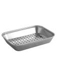 Vlees/Lekbak - H 5.5 x 32 x 23 CM - 0.72 KG - RVS 18/08 - 953601 953601 €28.00 Lekbak inclusief rooster RVS