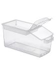 Conteneur alimentaire - H 22,7 x 23 x 48 CM - 1 029 KG - Polypropylène - Transparent - 14 Litre - -40°C / +90°C - Couvercle à charnière - Araven - 962050 962050 €16.40 Récipient à ingrédients - plastique