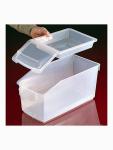 Conteneur alimentaire - H 22,7 x 23 x 48 CM - 1 029 KG - Polypropylène - Transparent - 14 Litre - -40°C / +90°C - Couvercle à charnière - Araven - 962050 962050 €16.40 Récipient à ingrédients - plastique