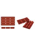 Tapis de Cuisson Buche-Midi - 0,32 KG - Silicone - Rouge - 0,083 Litre - -60°C / +230°C - Silikomart - 070077 E070077 €10.25 Tapis de cuisson