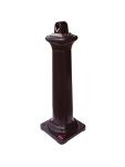 Rokerszuil - H 102.9 x 35.7 x 35.7 CM - 5.9 KG - Zwart - Rubbermaid - RM3800 RM3800 €155.40 Peukenzuilen