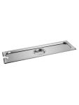 Couvercle Gastronorm - 2/4 GN - 53 x 16,2 CM - acier inoxydable - Avec logement pour cuillère - Caterchef - 953245 E953245 €13.80 Couvercles GN évidement de la cuillère