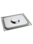 Couvercle Gastronorm - 1/2 GN - 32,5 x 26,5 CM - Inox - Avec Bord Silicone - Caterchef - 953545 E953545 €38.75 Couvercles GN bord en silicone