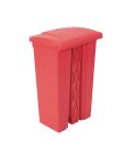 Poubelle - 87 Litres - Rouge - H 82 x 49,5 x 40 CM - Polypropylène - Jantex - DC712 DC712 €150.24 Poubelles