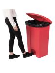 Poubelle - 87 Litres - Rouge - H 82 x 49,5 x 40 CM - Polypropylène - Jantex - DC712 DC712 €150.24 Poubelles