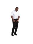 Tablier Argent - Unisexe - Taille Unique - Noir - H 30,5 x 45 CM - Polyester/Coton - Vêtements Blancs Chefs - A551 A551 €6.49 Tabliers et tabliers à bavette