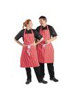 Tablier Halter - Unisexe - Rouge/Blanc - 71 x 97 CM - Polyester/Coton - Vêtement Blancs Chefs - A532 A532 €11.69 Tabliers et tabliers à bavette