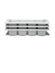 Range couverts - 1/1 GN - H 10 x 53 x 32,5 CM - Araven - J284 J284 €11.19 Unités de distribution de couverts