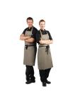 Tablier Halter - Unisexe - Vert Olive - 96,5 x 71,1 CM - Polyester/Coton - Vêtements de Chefs Blancs - B427 B427 €9.19 Tabliers et tabliers à bavette