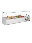 Vitrine réfrigérée - 5 x GN 1/4 - H 43,5 x 120 x 33 CM - 230 V - Inox - Polar - G608 G608 €544.00 Vitrine en verre