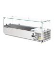 Vitrine réfrigérée - 5 x GN 1/4 - H 43,5 x 120 x 33 CM - 230 V - Inox - Polar - G608 G608 €544.00 Vitrine en verre