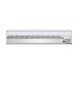 Vitrine réfrigérée - 10 x GN 1/4 - H 43,5 x 200 x 33 CM - 230 V - Inox - Polar - G611 G611 €569.45 Vitrine en verre