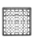 Panier lave-vaisselle - 16 compartiments - Gris - H 10 x 50 x 50 CM - Plastique - Vogue - F612 F612 €21.99 Paniers à vaisselle pour les verres à bec