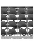 Panier lave-vaisselle - 36 compartiments - H 10 x 50 x 50 CM - Plastique - Vogue - F614 F614 €20.92 Paniers à vaisselle pour les verres à bec