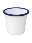 Saucière - 11,4 CL - 6 pièces - Bleu/Blanc - Ø 6,5 x H 6 CM - Émail - Olympia - DC383 DC383 €14.29 Bols et pots